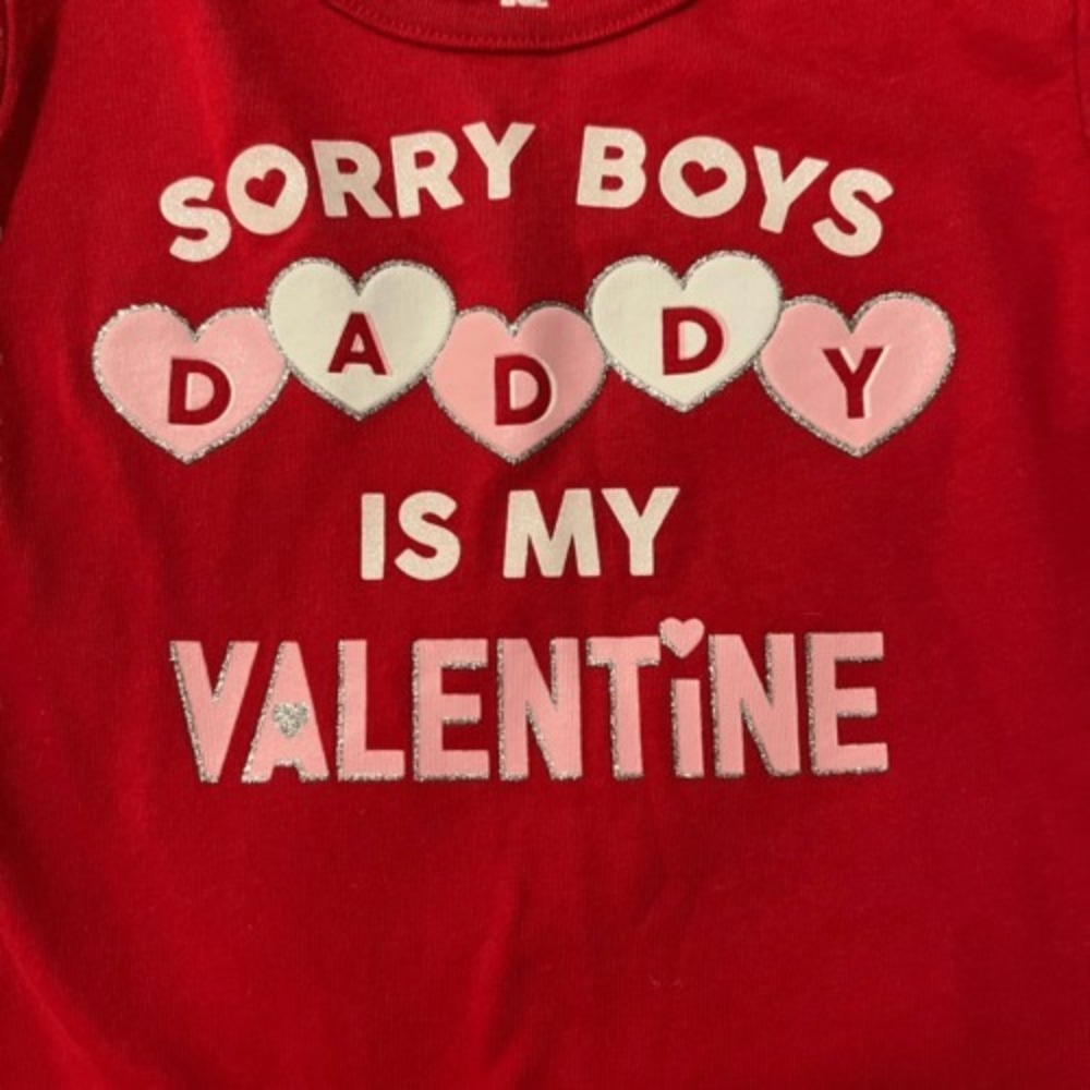 Little Girl's Long Sleeve T-Shirts Set Of 2 Toddler Girl Size 2T Daddy Nana - Picture 3 of 8
